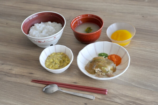 長岡病院の食事の取り組み やわらか食の写真